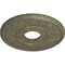 Ekena Millwork Berkshire Ceiling Medallion (Canopies up to 7"), 15 3/4"OD x 3 7/8"ID x 3/4"P, Witch Hazel Crackle CM15BEWHC - alternate 4